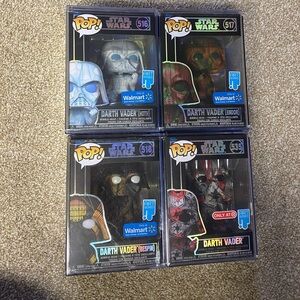 Darth Vader Art Series Funko Pop Bobbleheads Hoth, Endor, Bespin and Target NIB
